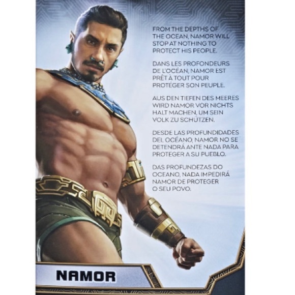 New Black Panther Namor The ruler of Talocan, Large Action Figure 12 Inches - Picture 7 of 7
